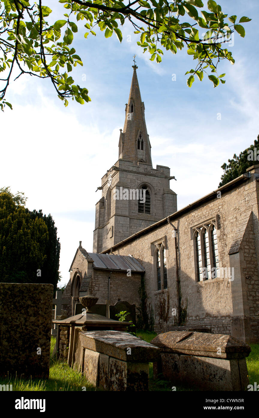 St. Mary`s Church, North Witham, Lincolnshire, England, UK Stock Photo